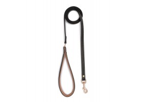 Leash de Cuero Praga Negra