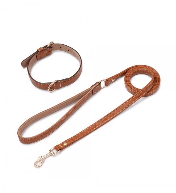 Leash de Cuero Praga Camel