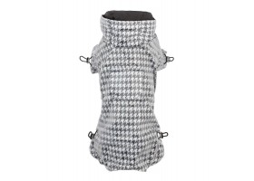 Favola Houndstooth Dog Raincoat