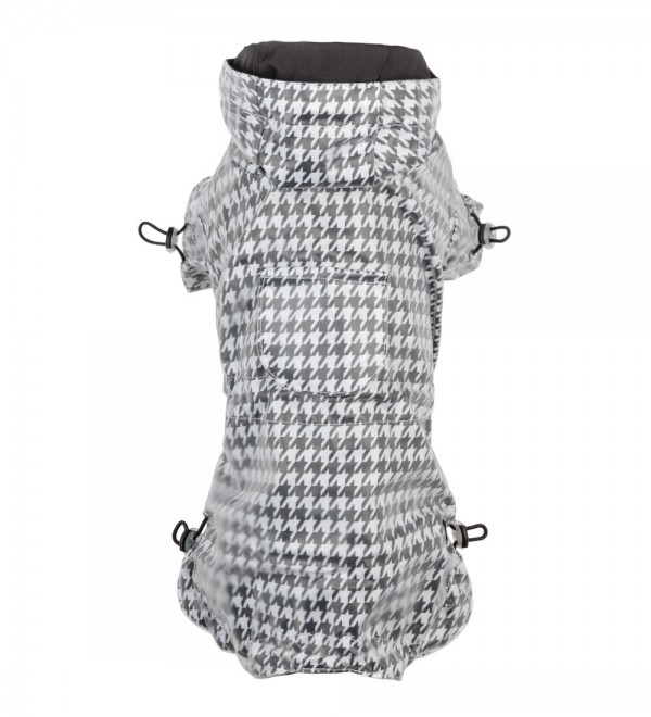 Favola Houndstooth Dog Raincoat