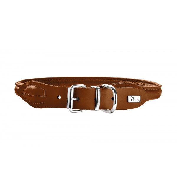 Collar Round & Soft Luxus Elk Cognac