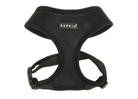 Small Black Soft Dog Harness