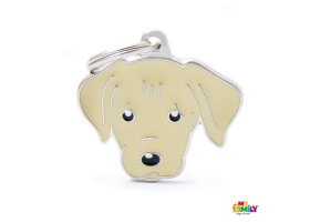 Chapa Perro Friends Labrador Amarillo