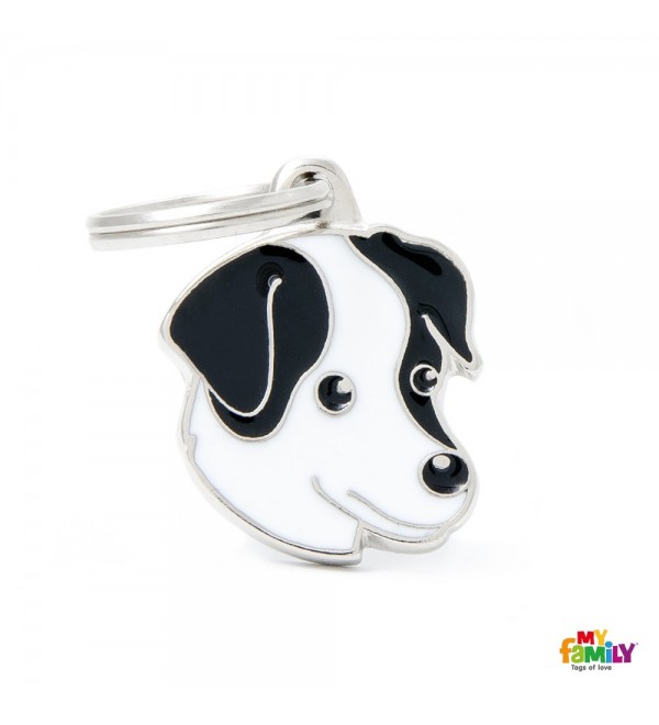 Dog Tag Friends Jack Russell White and Black