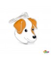 Friends Jack Russell White and Brown Badge