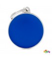 Basic Handmade Big Blue Circle Badge