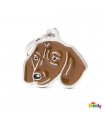 Dog Tag Friends Dachshund Brown