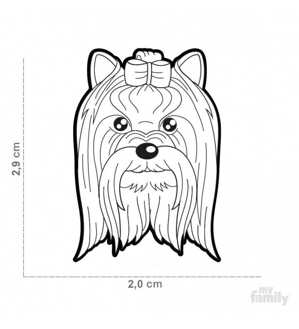 Chapa Perro Friends Yorkshire Terrier