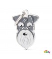 Schnauzer Salt and Pepper Friends Dog Tag