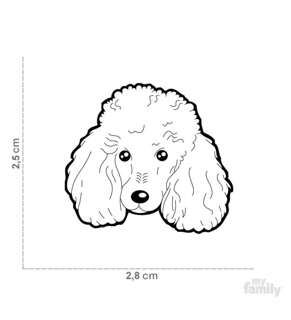 Chapa Friends Caniche Negro Nueva