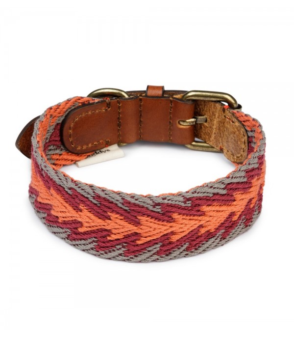 Peruvian Orange Arrow Collar