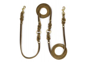 Multiposition Leash (x3) Butter Olive Tree