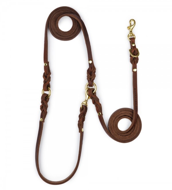 Multiposition Leash (x3) Butter Olive Tree