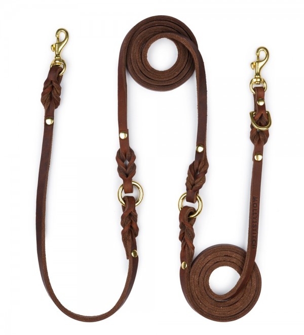 Multiposition Leash (x3) Butter Classic Brown