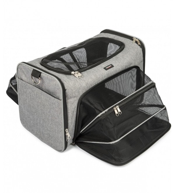 Gray Camping Dog Bag