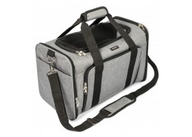 Gray Camping Dog Bag