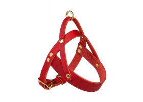 Leather Harness Butter Chili Red