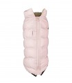 Pink Nuvola feather dog coat