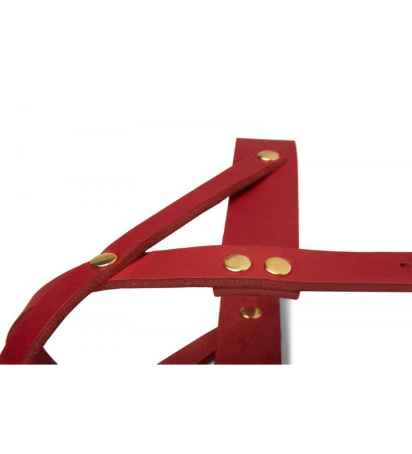 Leather Harness Butter Chili Red