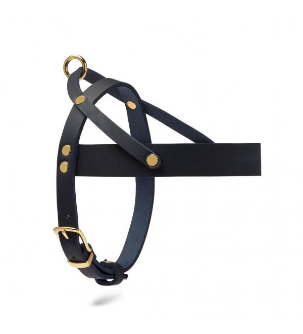 Butter Navy Blue Leather Harness