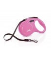 Correa Extensible Perro New Classic Cinta Rosa