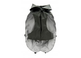 Black Pocket Dog Raincoat