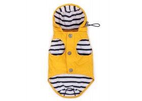 Waterproof dog raincoat Babord Yellow