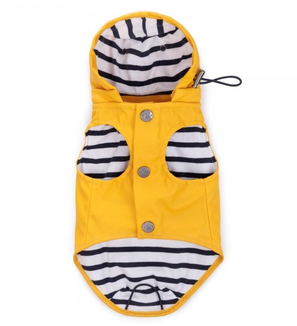Waterproof dog raincoat Babord Yellow