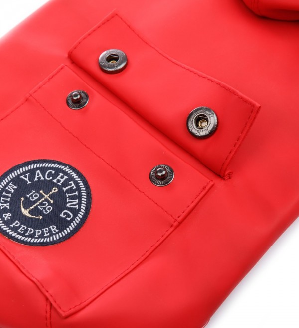 Impermeable para perros Babord Rojo