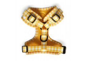 Yellow Vichy Dog Harness