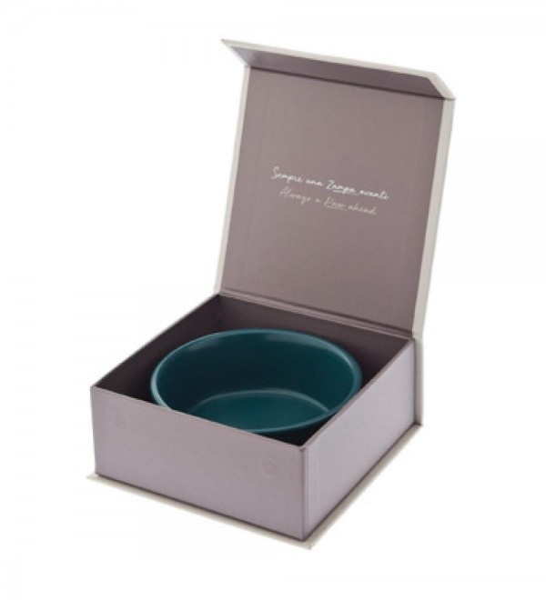 Feeder and Waterer for dogs - Galatea Blue Ceramic