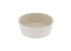 Feeder and waterer for dogs - Galatea Beige Ceramic