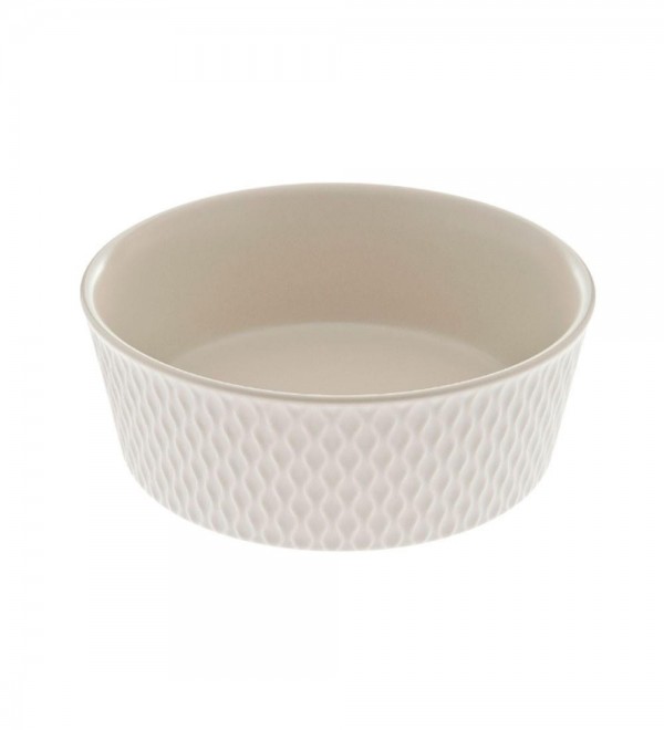 Feeder and waterer for dogs - Galatea Beige Ceramic