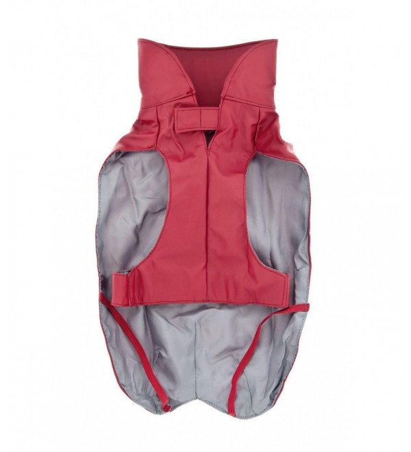 Red Pocket Dog Raincoat