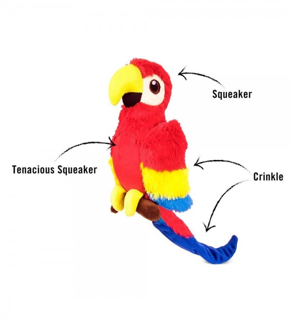 Stuffed Parrot P.L.A.Y.