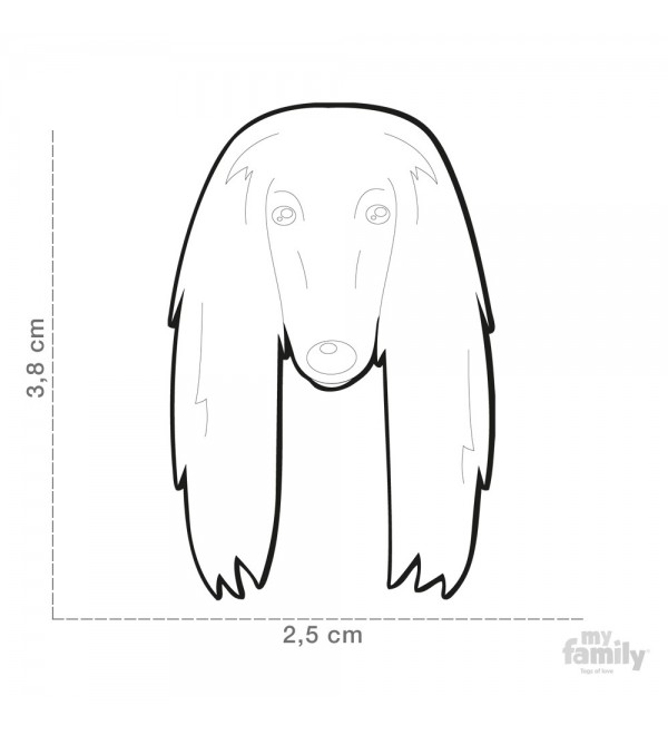 Dog Tag Friends Afghan Hound