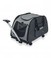 Dog carrier with large trolley