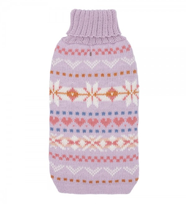 Alpaca wool dog sweater - Lavender