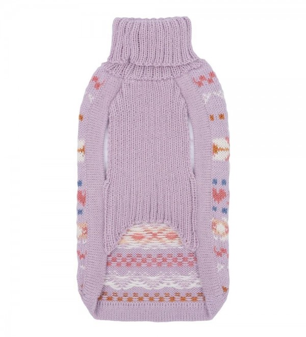 Alpaca wool dog sweater - Lavender