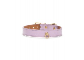 Collar Leather Dog Juno Lavender