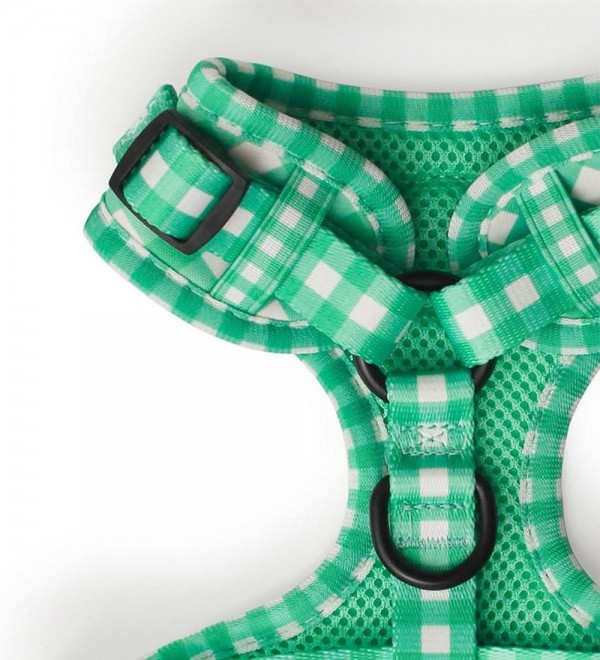 Dog Harness Vichy Green