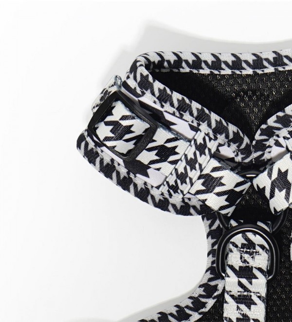 Houndstooth Dog Harness