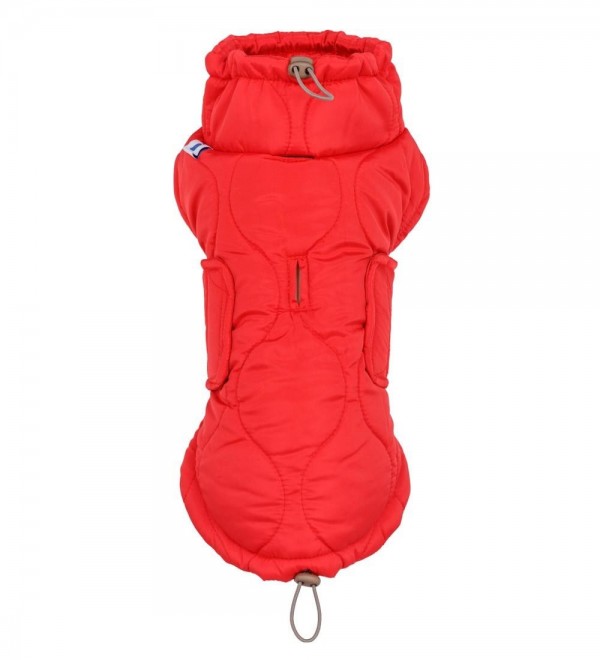 Dog coat - Puffer in Red