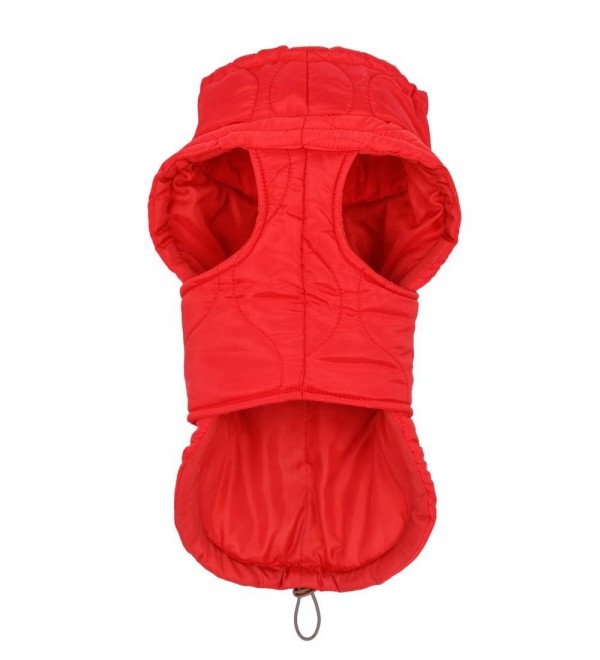 Dog coat - Puffer in Red
