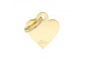 Golden Heart Basic Dog Tag