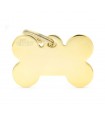 Dog Tag Basic Gold Bone