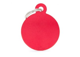 Dog Tag Basic Red Circle