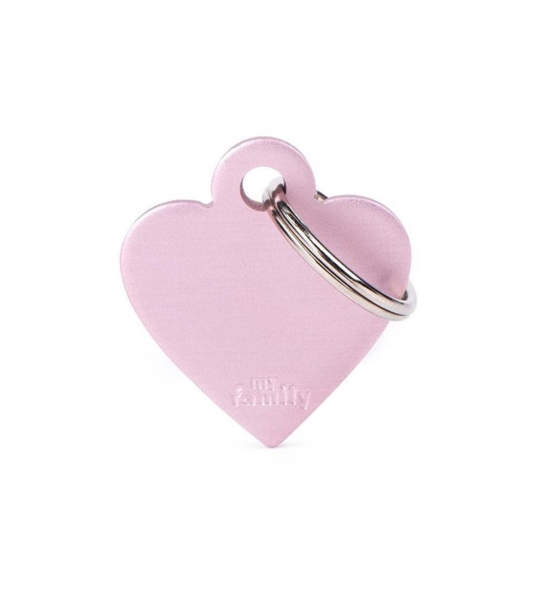 Dog Tag Basic Pink Heart