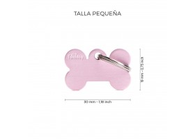 Dog Tag Basic Pink Bone