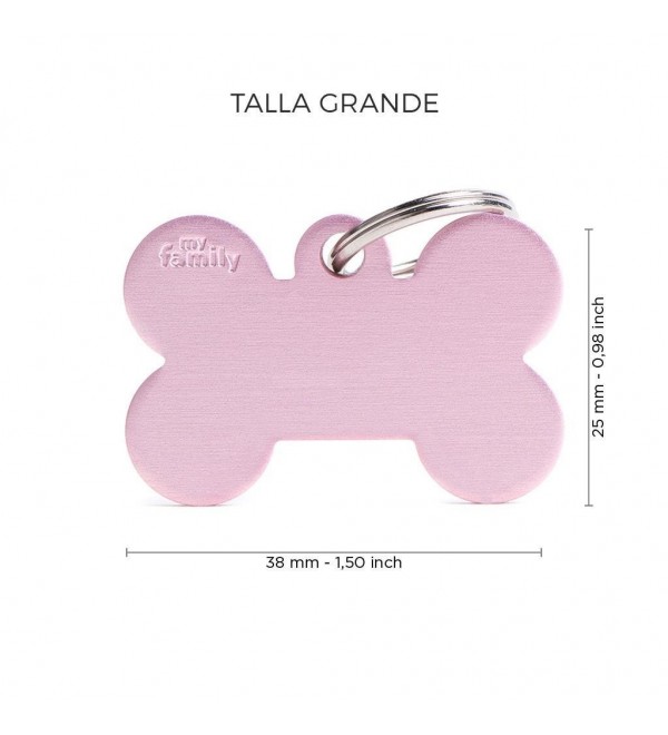 Dog Tag Basic Pink Bone
